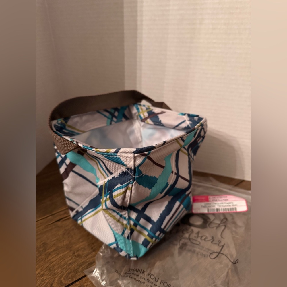 Thirty one Littles carry All caddy in sea plaid - Picture 4 of 4